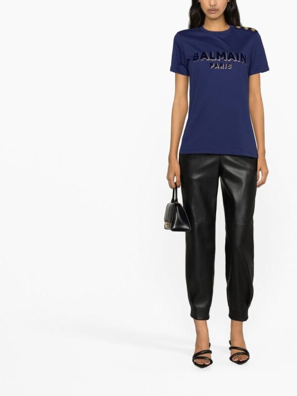Balmain  logo-print short-sleeve T-shirt - Image 2