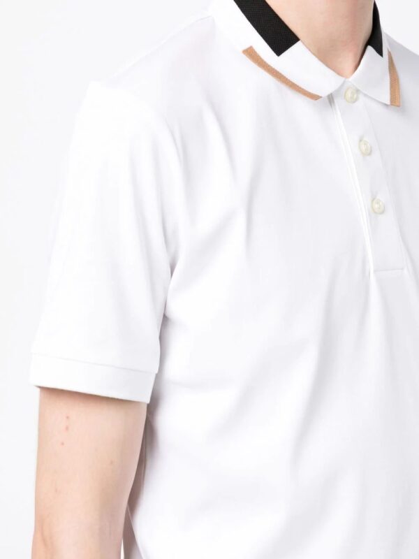 BOSS  logo-embroidered polo shirt - Image 4