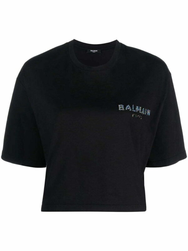 Balmain  printed logo T-shirt