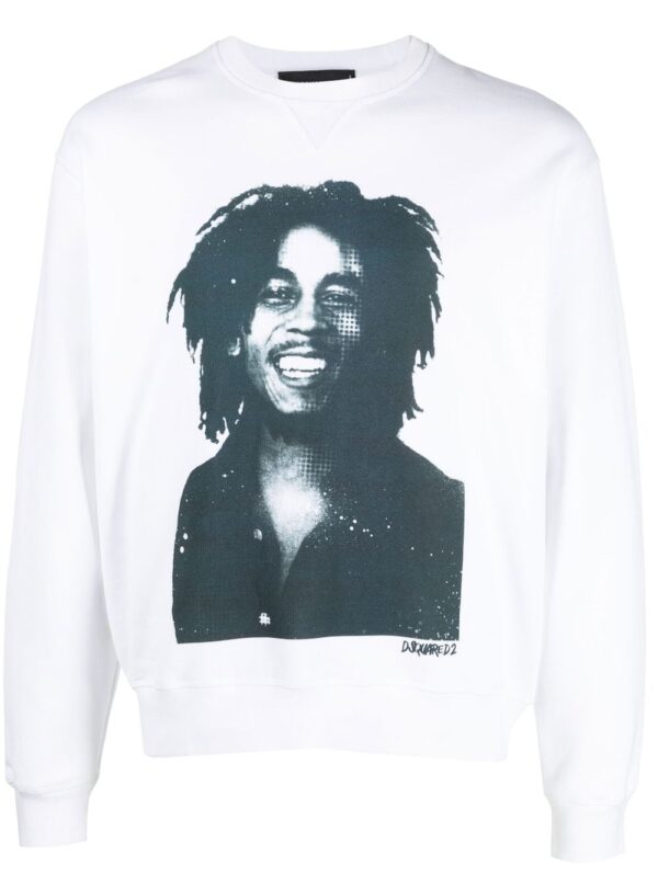 Dsquared2  Bob Marley print sweatshirt