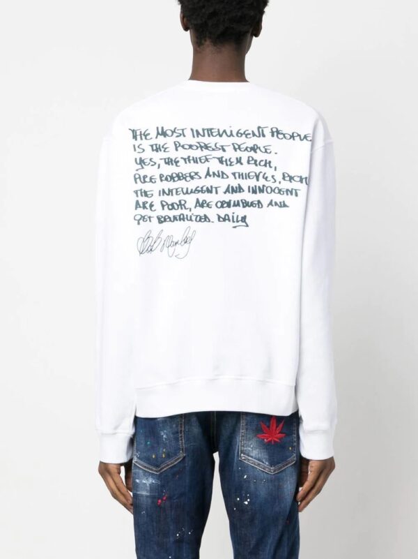 Dsquared2  Bob Marley print sweatshirt - Image 3