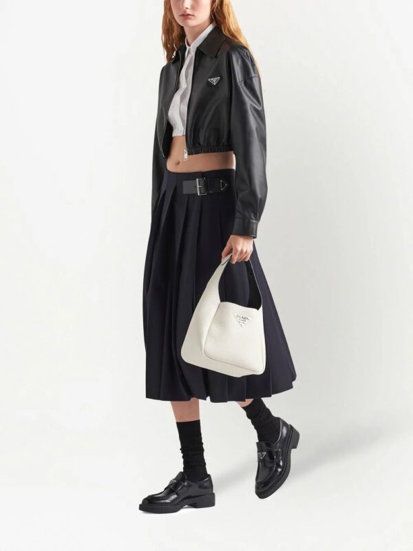 Prada  cropped leather jacket - Image 2