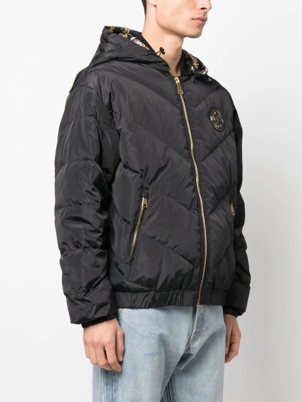 Versace Jeans Couture  logo-patch down puffer jacket - Image 2