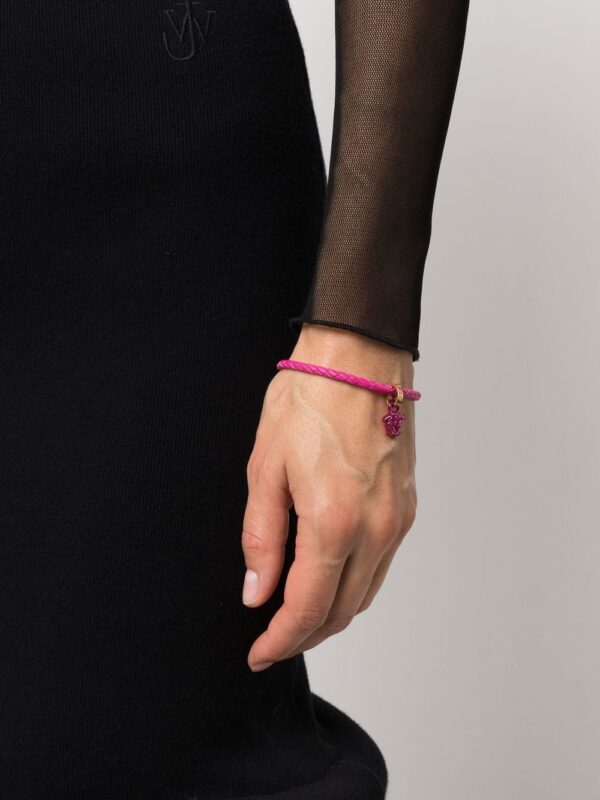 Versace  leather crystal-embellished bracelet - Image 2