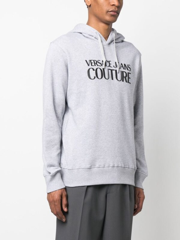 Versace Jeans Couture  logo-print pullover hoodie - Image 2