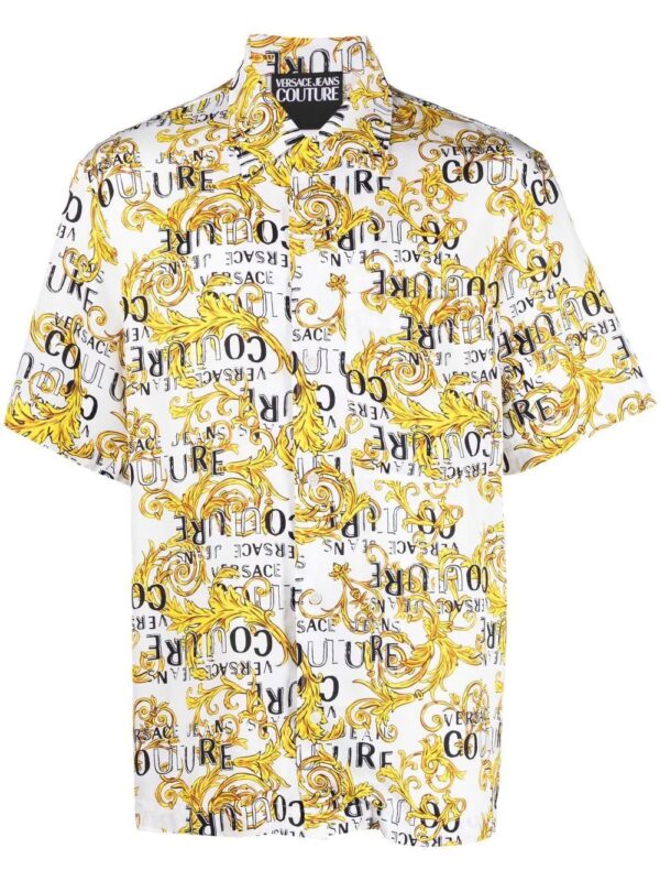 Versace Jeans Couture  baroque-print short-sleeve shirt