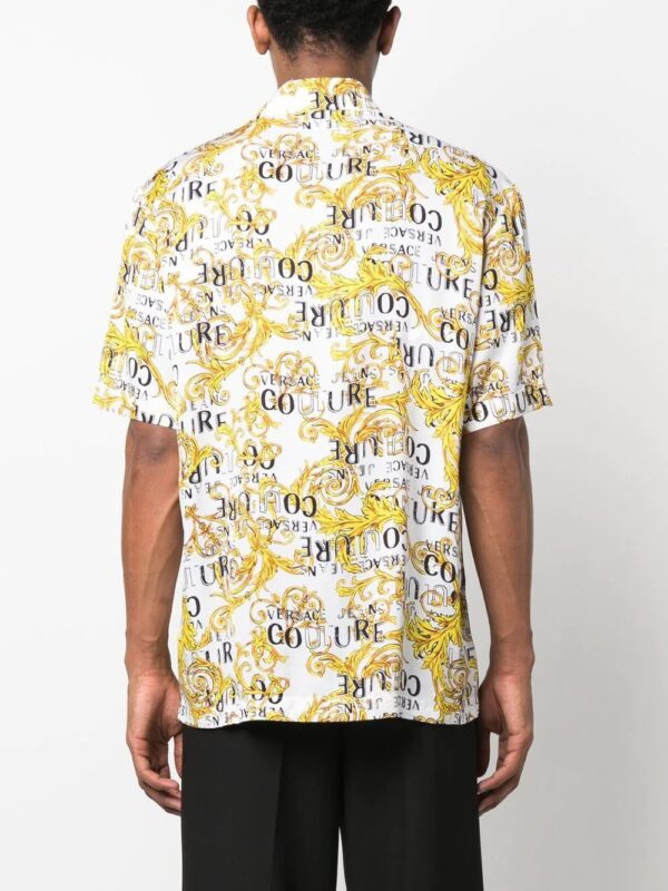 Versace Jeans Couture  baroque-print short-sleeve shirt - Image 3