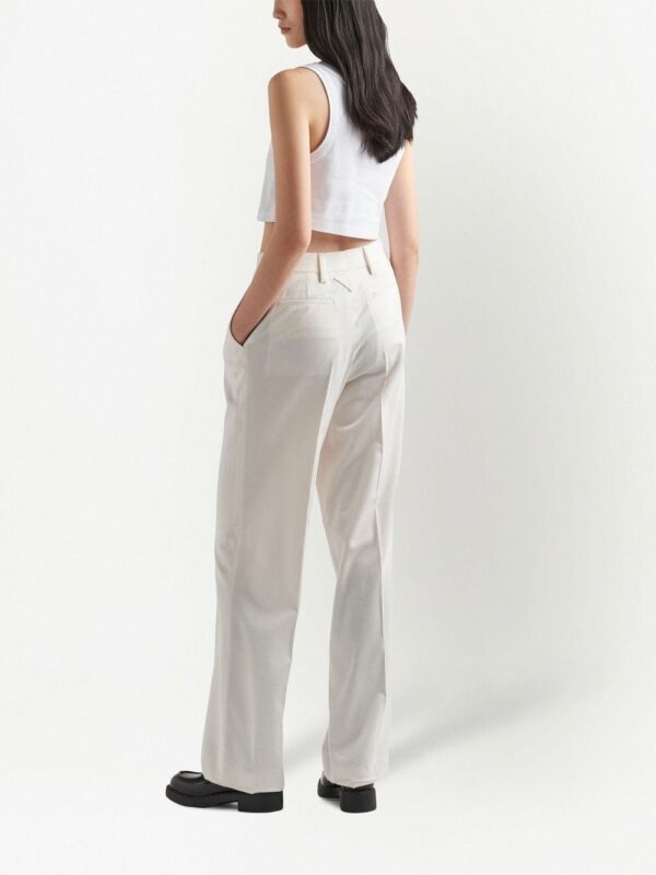 Prada triangle-logo crop top - Image 3