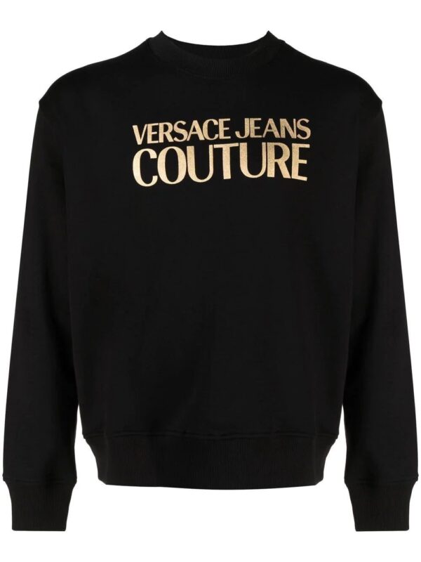 Versace Jeans Couture  logo-print crew neck sweatshirt