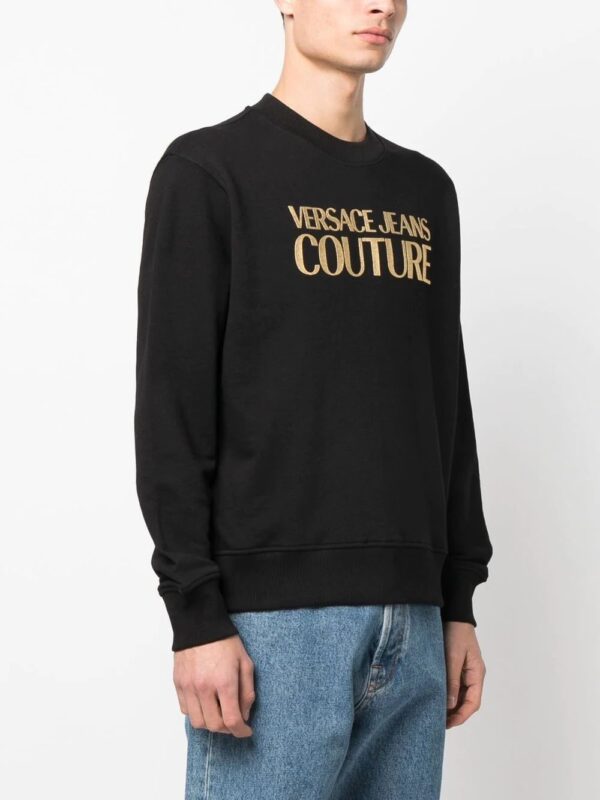 Versace Jeans Couture  logo-print crew neck sweatshirt - Image 3