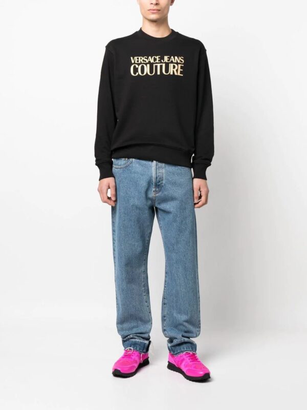 Versace Jeans Couture  logo-print crew neck sweatshirt - Image 2