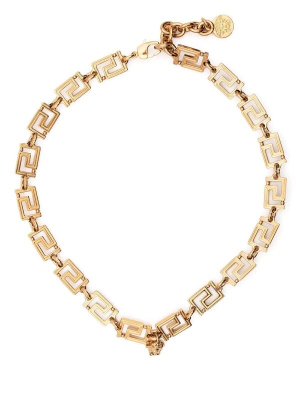 Versace  Greca pattern necklace