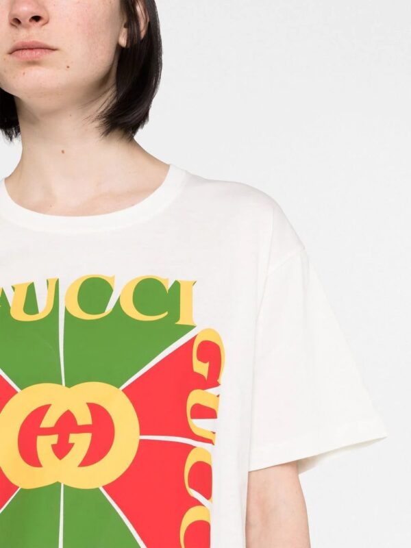 Gucci  vintage logo-print cotton T-shirt - Image 3
