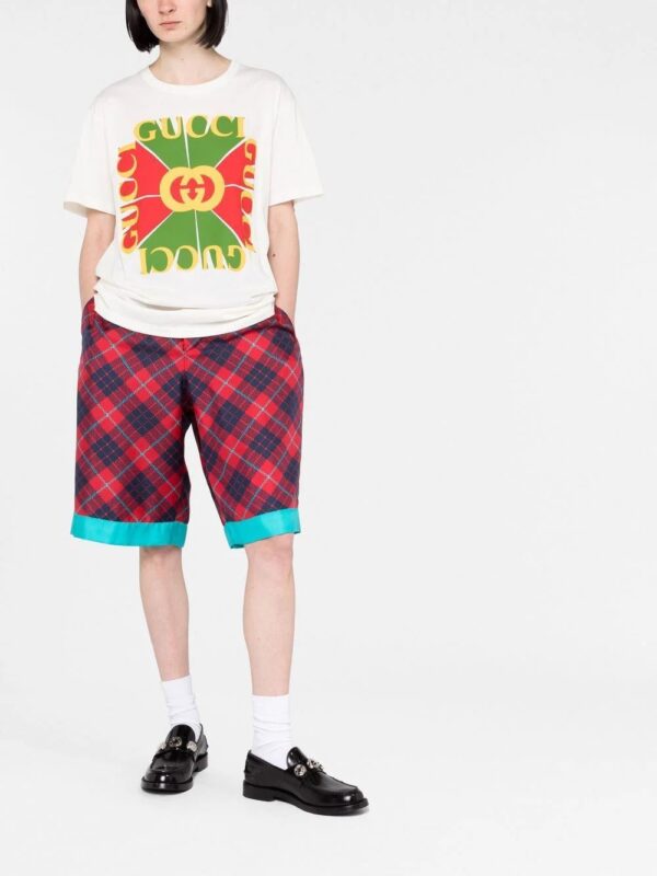 Gucci  vintage logo-print cotton T-shirt - Image 2