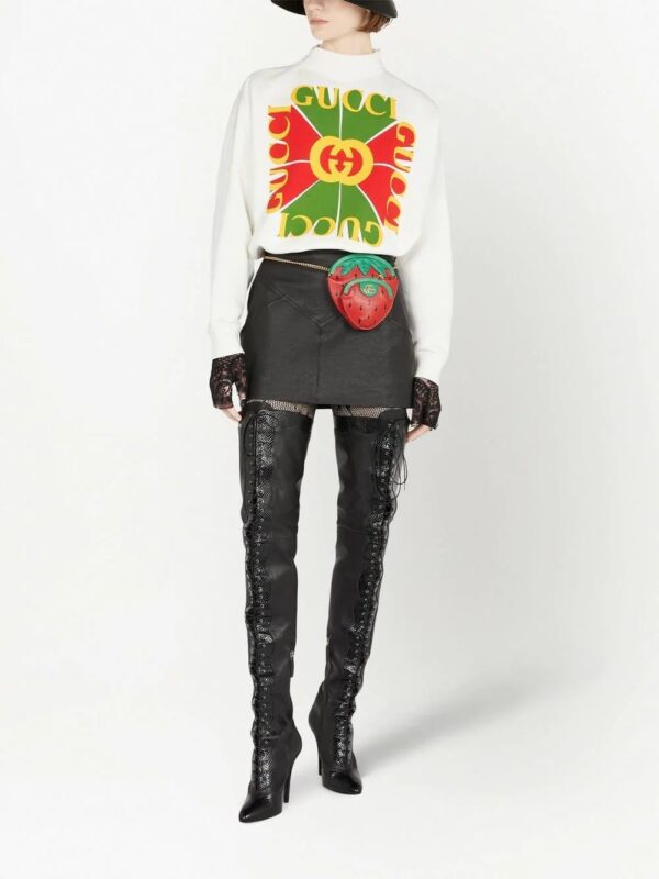 Gucci  logo-print high-neck sweatshirt - Image 2