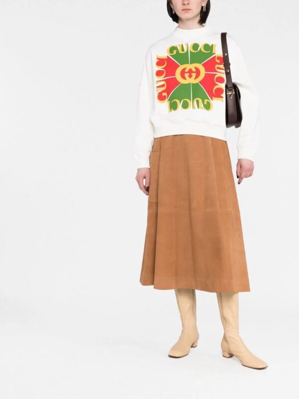 Gucci  logo-print high-neck sweatshirt - Image 2