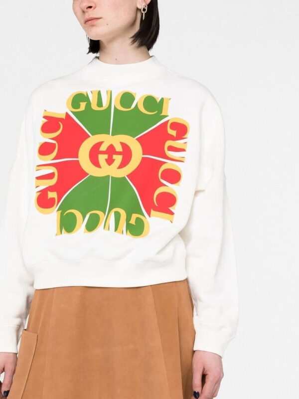Gucci  logo-print high-neck sweatshirt - Image 3