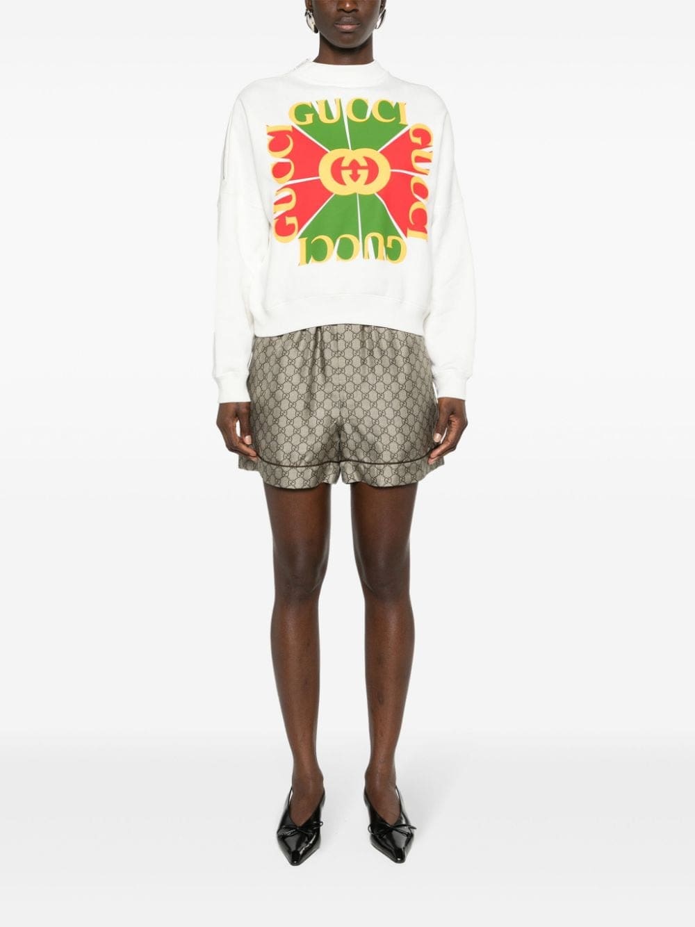 Gucci Vintage logo-appliqué sweatshirt - Image 2