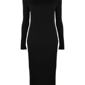 Versace long-sleeve midi dress