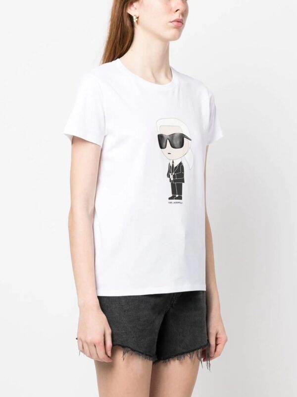 Karl Lagerfeld  K/Ikonik logo-print T-shirt - Image 3