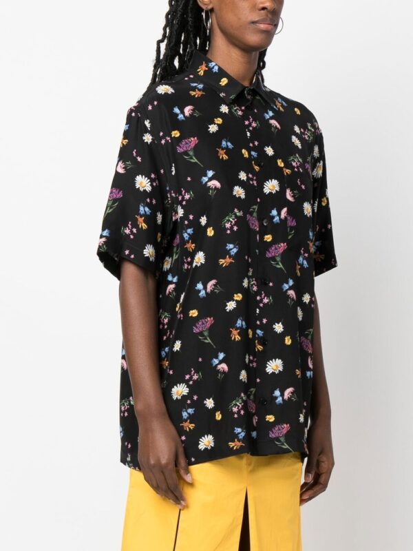 Stella McCartney  floral-print silk shirt - Image 3