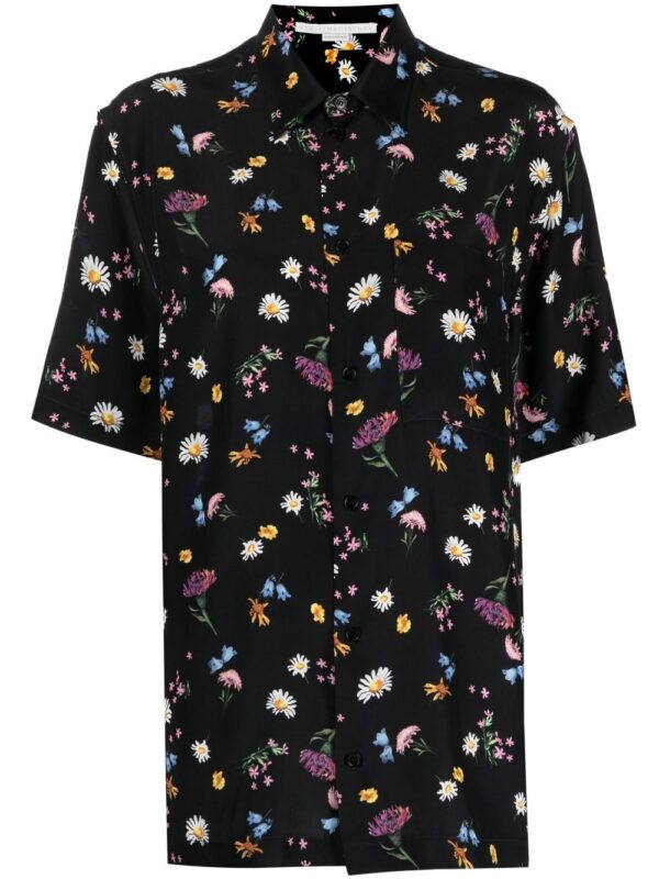 Stella McCartney  floral-print silk shirt
