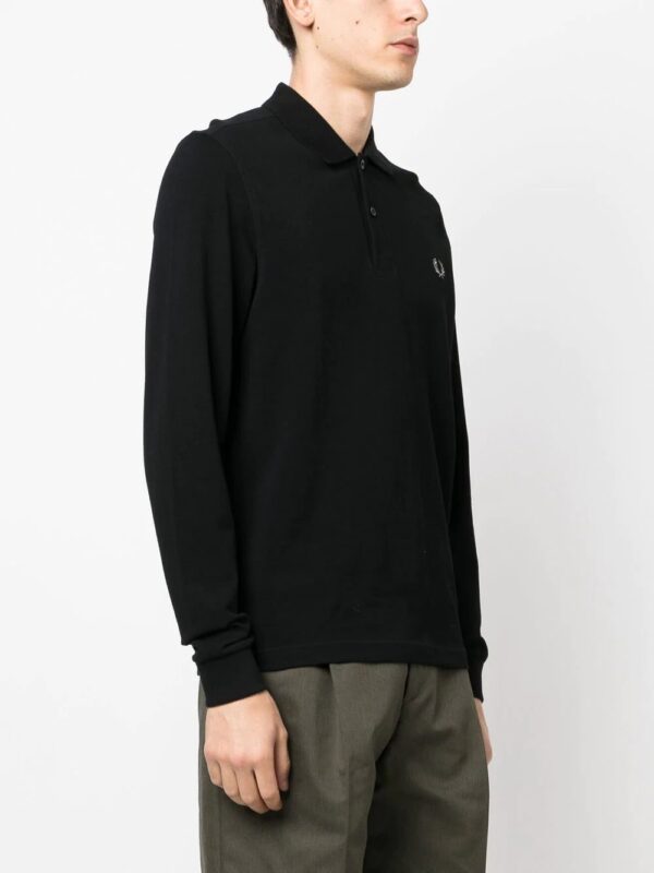 Fred Perry  crest-motif polo shirt - Image 3