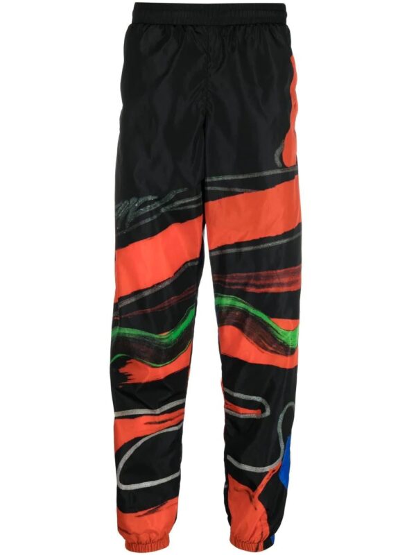 Moschino  abstract-print track pants
