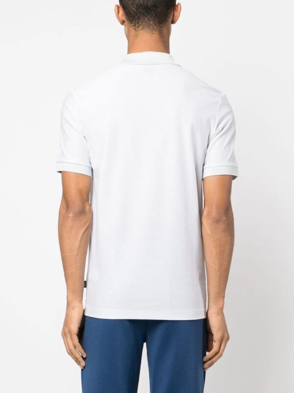 BOSS  zip-up piqué polo shirt - Image 3