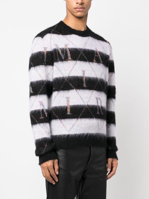 AMIRI  stripe-print knit jumper - Image 3