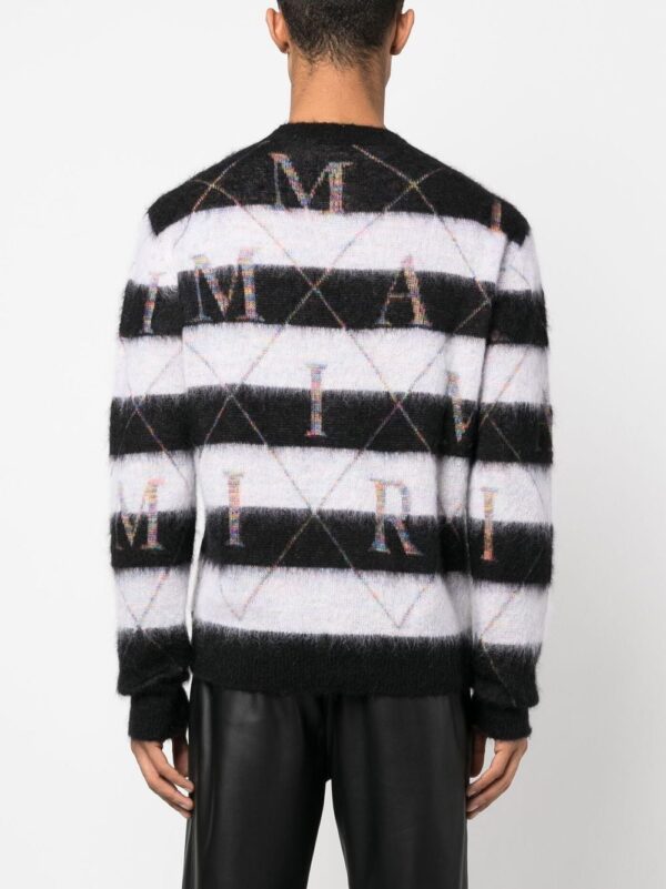 AMIRI  stripe-print knit jumper - Image 4