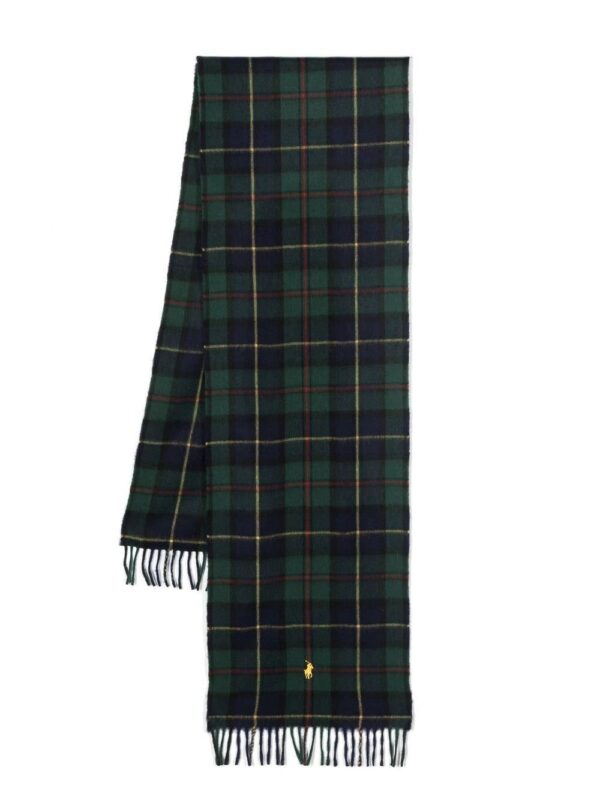 Polo Ralph Lauren  plaid-check Polo Pony scarf