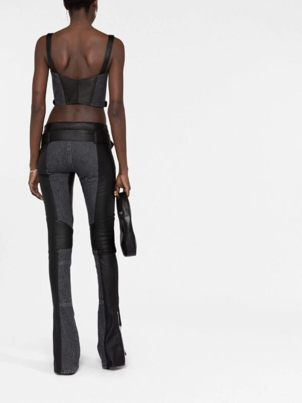 Versace  belted zip-cuff trousers - Image 4