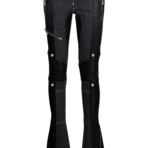 Versace  belted zip-cuff trousers