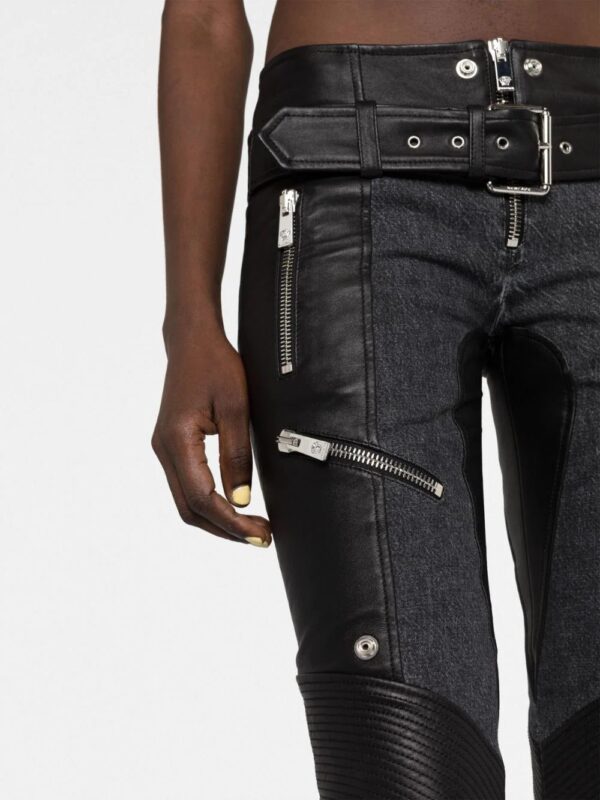 Versace  belted zip-cuff trousers - Image 3