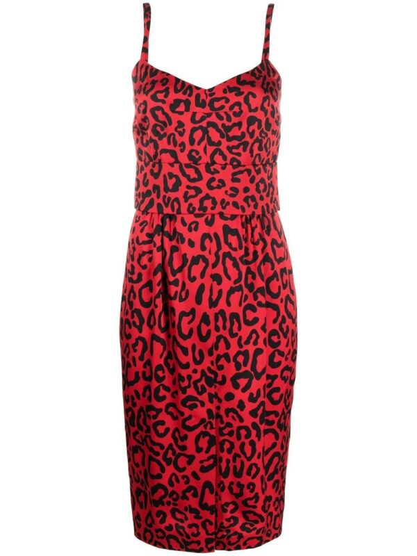 Dolce & Gabbana  leopard-print midi dress