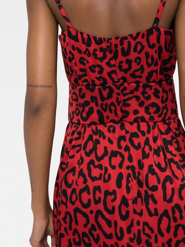 Dolce & Gabbana  leopard-print midi dress - Image 3