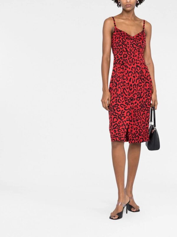 Dolce & Gabbana  leopard-print midi dress - Image 2