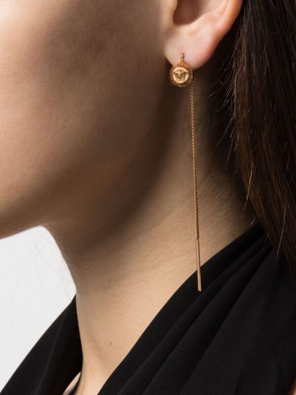Versace  Medusa chain-link drop earrings - Image 2