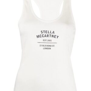 Stella McCartney logo-print racerback top