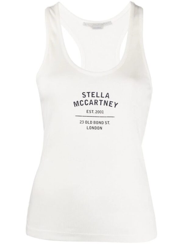 Stella McCartney  logo-print racerback top