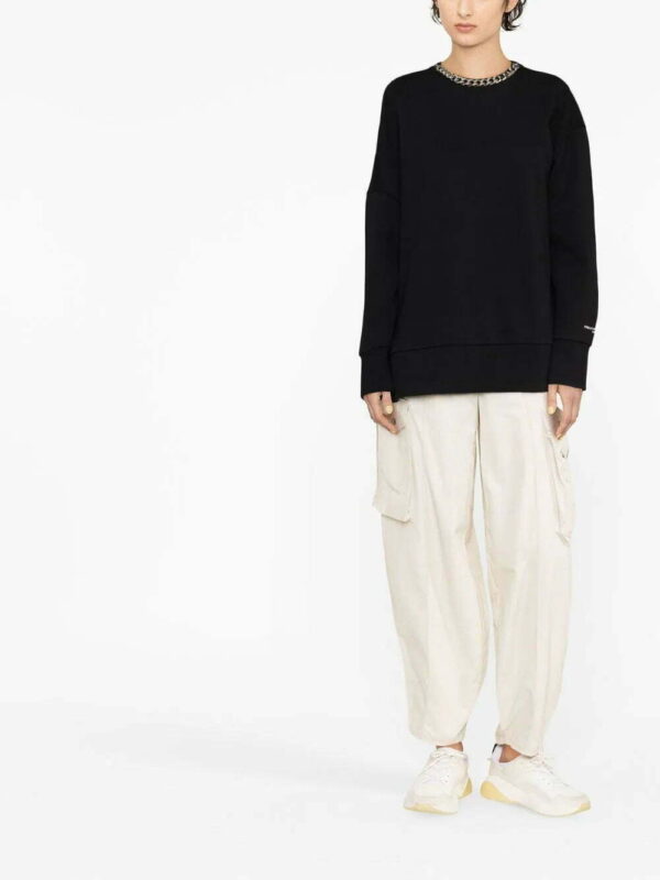 Stella McCartney  chain-link cotton sweatshirt - Image 2