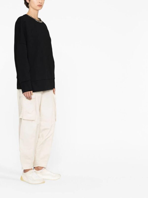 Stella McCartney  chain-link cotton sweatshirt - Image 3