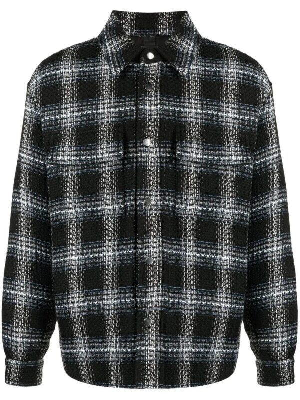 AMIRI  tweed long-sleeve shirt