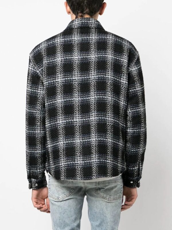 AMIRI  tweed long-sleeve shirt - Image 4