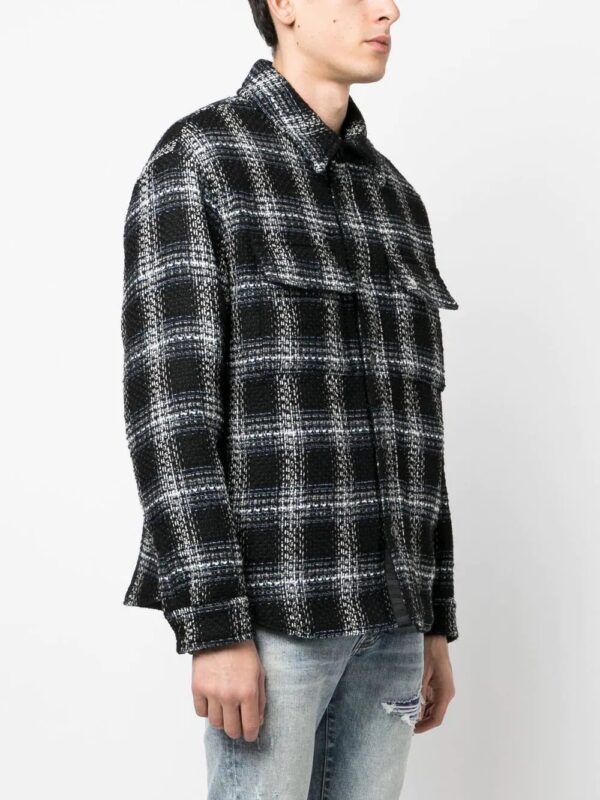 AMIRI  tweed long-sleeve shirt - Image 3