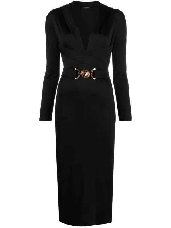 Versace  Medusa Biggie hooded dress
