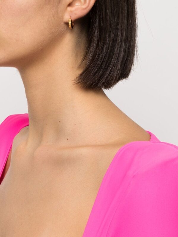 Versace  Greca small hoop earrings - Image 2
