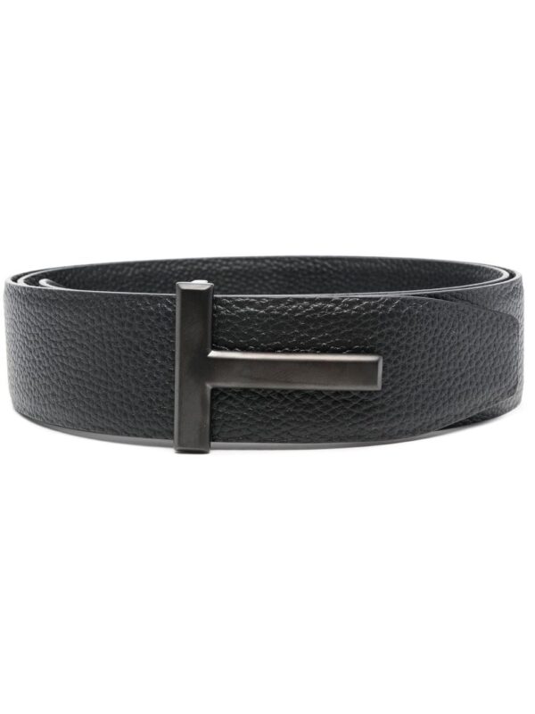 TOM FORD  logo-buckle leather belt