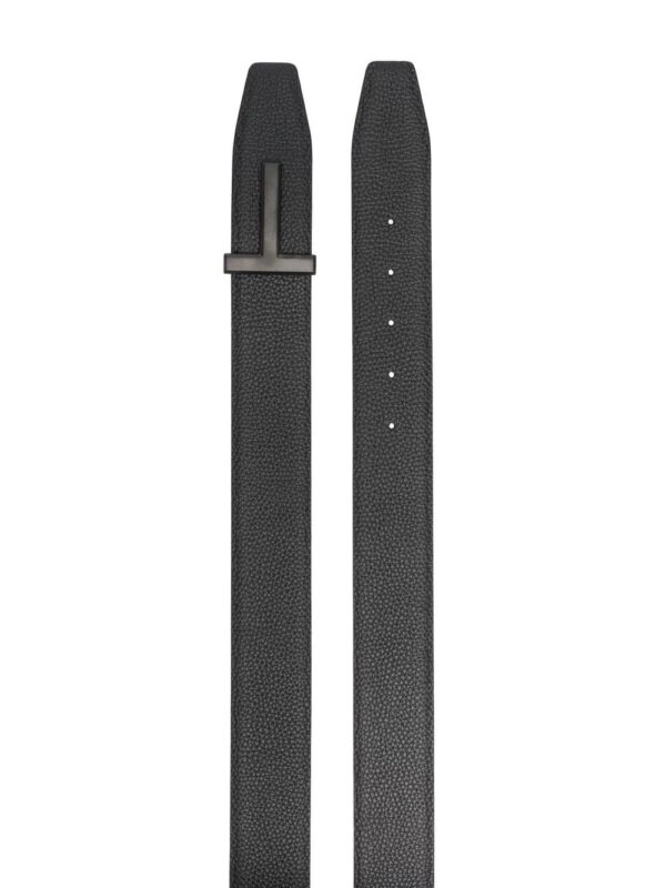 TOM FORD  logo-buckle leather belt - Image 2